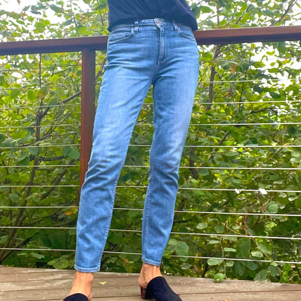 PAIGE Carter Slim mid-rise ankle jeans in Dakota wash Size 27